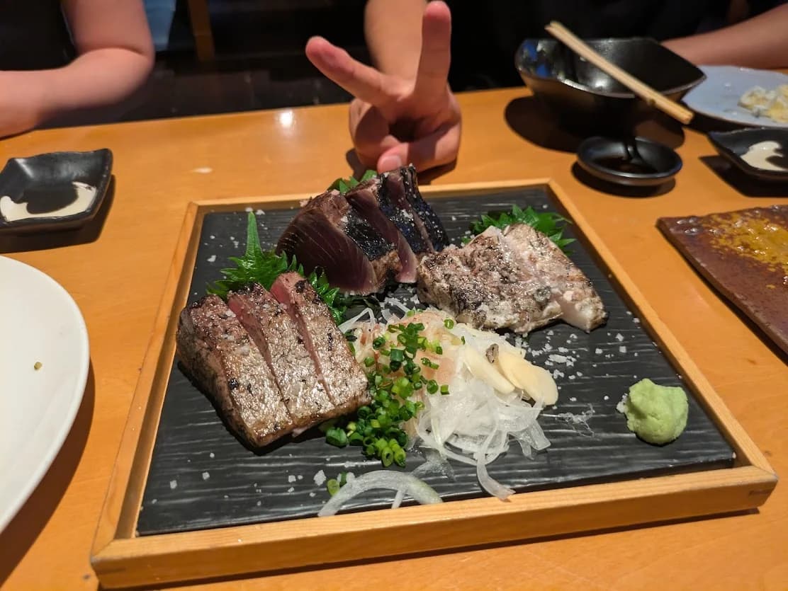 かつおの藁焼きで優勝しました。